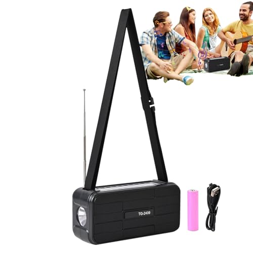 Radio solaire de survie portable et rechargeable pour camping et voyage