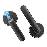 BAFUWEIY Fingerprint Door Lock, Keyless Entry Door Lock with Handle, Biometric Door Lock with 100 Fi