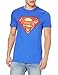 DC Comic Superman Logo, T-Shirt Homme, Bleu (bleu roi), X-Large