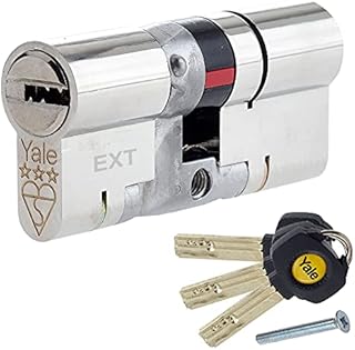 45 (INT) X 50 (EXT) 45/50 Nickel YALE Platinum 3 Star Euro Cylinder Barrel Anti Snap Bump High Security uPVC Door Lock TS2007:2014 Lock