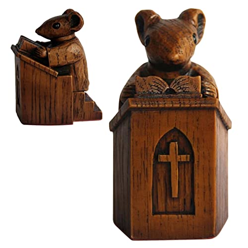Estatua Ratón de Iglesia KASCLINO Decoración Retro miniatura 1