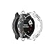 Compatible for Garmin Fenix 6X Pro Case, Silicone Case Compatible for Garmin Fenix 6X Pro/Fenix 6X Pro Solar/Fenix 6X Sapphire (2 Pack-Black+Clear case, Fenix 6X Series)