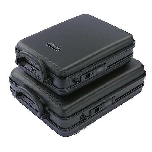 ABS Shoulder Password Box Vertical Portable Laptop Case Briefcase Document Case Medical Case Cash Suitcase2