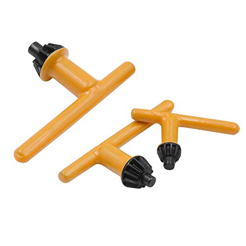 Mesee 3 Stück Bohrfutter-Schlüssel-Set, Bohrfutterschlüssel, Drill Chuck Key Set, Bohrmaschine Spannschlüssel, Tragbare Metall Bohrfutterschlüssel für Bohrmaschine Spannwerkzeug- 6mm/10mm, 13mm, 16mm