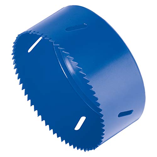 LUX-TOOLS Comfort Lochsäge zum Schneiden von Löchern mit einem Durchmesser von 102 mm | Bohraufsatz für Akkuschrauber und Bohrmaschinen mit max. 1500/min (Umdrehungen) | Aus robustem Stahl