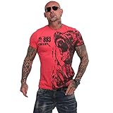 Yakuza Herren Beast T-Shirt, Geranium, XXL