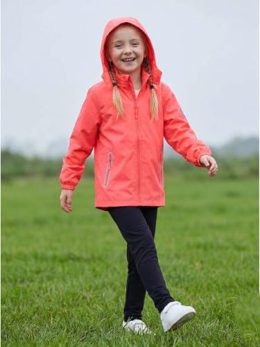 Image of SaphiRose Kids Waterproof Rain Jacket Mesh Lined with Removable Hood