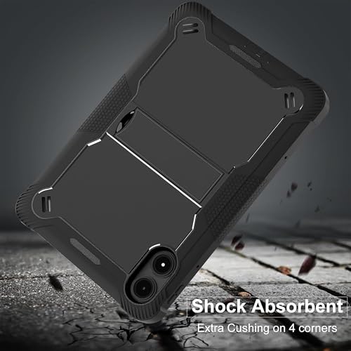 Image of TGK TPU Slim Heavy Duty Shockproof Protection Kickstand Hybrid Case Cover for Redmi Pad Pro 12.1 inch Tablet Black