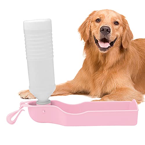 DMAIS Botella de viaje para pasear perros, botella de agua portátil para perros, bebedero portátil a prueba de fugas para mascotas al aire libre, accesorios para senderismo, camping, viajes, gatos
