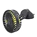 Asudaro Elektrischer Autolüfter Tragbarer USB Ventilator 3 Geschwindigkeiten Starker Wind und 360°Drehbar Tischventilator Saugnapf Auto Armaturenbrett Windschutzscheiben USB Lüfter mit Aromafunktion
