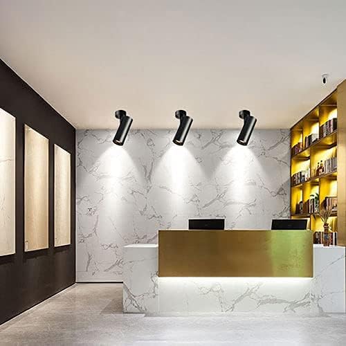 LED表面実装アクセントスポットライト調節可能なアクセントスポット照明器具、リビングルームダイニングルーム寝室用アルミ天井スポットラ