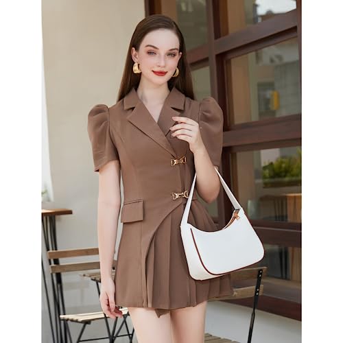 Image of CYHTWSDJ Shoulder Bags for Women, Cute Hobo Tote Handbag Mini Clutch Purse with Zipper Closure