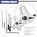 NYXOVA 46pcs Harmonic Balancer Puller Set, Steering Wheel Flywheel Crankshaft Pulley Puller kit with Harmonic Balancers, Crankshaft Pulleys and Gears, Work on Most Cars, Pickups, SUVs