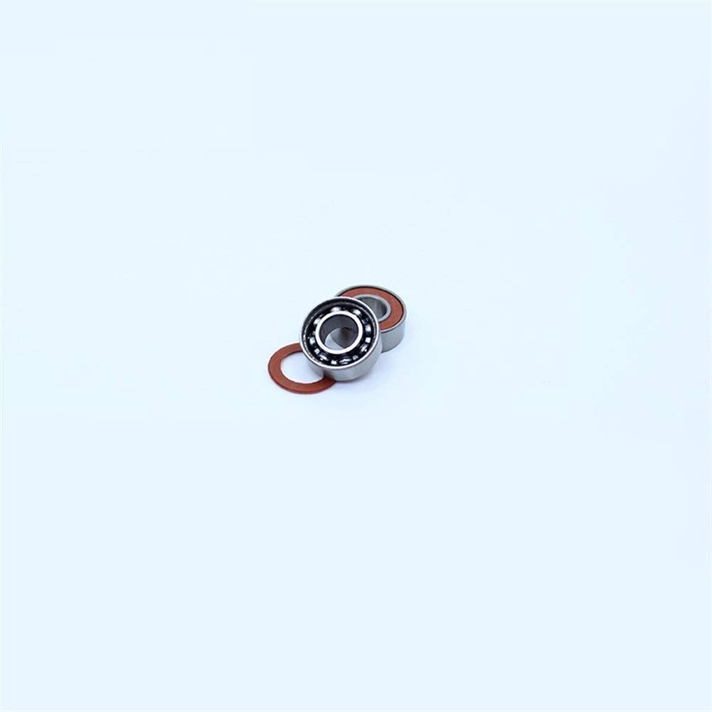 MR115RS łożysko kolorowe do hobby, elektryczne RC samochód ciężarowy 10 szt. 5 x 11 x 4 mm ABEC-3 MR115 RS 2RS łożyska kulkowe MR115-2RS pomarańczowe uszczelnione