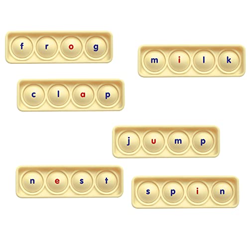 Image of Junior Learning CCVC Bubble Boards Pop and Learn, Decodable, Language Arts and Sensory Learning, for Ages 5+, Grade K
