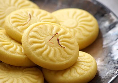 FreshoCartz Jodhpur Gantaghar Famous Mishrilal Kesar Peda / Sweet Kesar Paida / Rajasthani Famous Mithai (250)