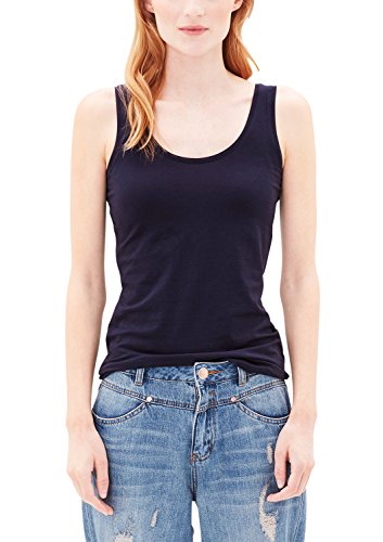 Preisvergleich Produktbild s.Oliver Damen Top 4899344006, Blau (Navy 5959), 36
