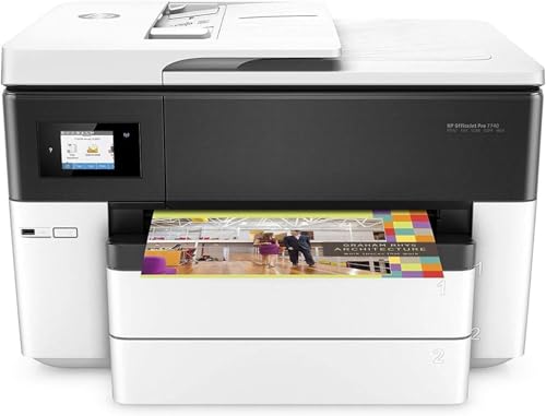 Hp Officejet Pro 7720 Y0S18A, Stampante Multifunzione Per Grandi Formati A3 A Singolo Cassetto, Fax,...