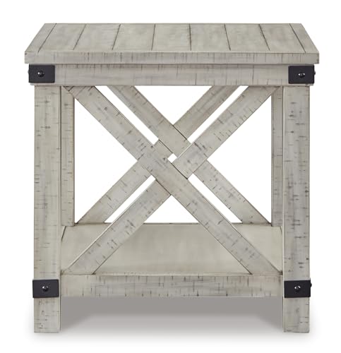 Signature Design by Ashley Carynhurst End Side Table, Farmhouse Whitewash - image 6