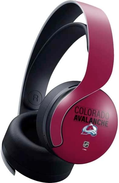 Skinit Decal Gaming Skin Compatible with Pulse 3D Wireless Headset for PS5 - Officially Licensed NHL Colorado Avalanche Camo Design