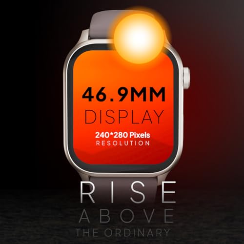 Fire-Boltt Rise 1.85" Gray Smart Watch Cinnamon Slate - Image 4