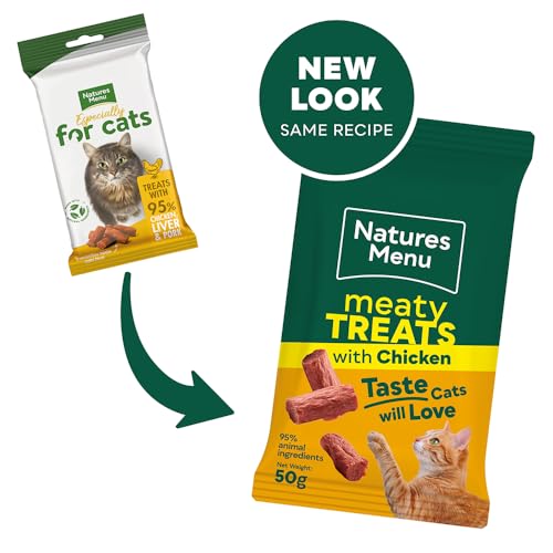 Natures Menu Cat Meaty Treats Chicken - 12 x 50g, 50 g (Pack of 12) - Image 3