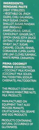 Prima Taste Rendang Curry Sauce Kit, 12.7-Ounce Box