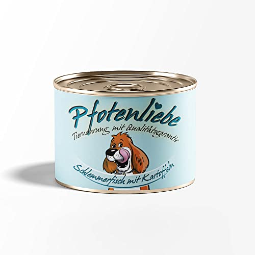 Pfotenliebe Bio-Hundefutter, Schnupperpaket mit verschiedenen Sorten, ausgezeichnete Bio Qualität seit 2007, 6x200g