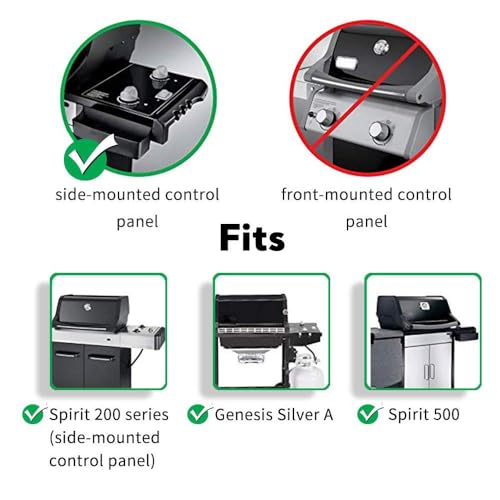 Uniflasy 15 inch Grates for Weber Spirit 200 Side Control for Weber Spirit Grill Grates 15 x 11 1/4 Spirit E/S 210 Spirit 500 Genesis Silver A for Weber Grill Grate 15" x 23" for Spirit Parts 7522