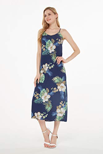 Image of Matchable Family Hawaiian Luau Men Women Girl Boy Clothes in Pineapple Garden Navy
