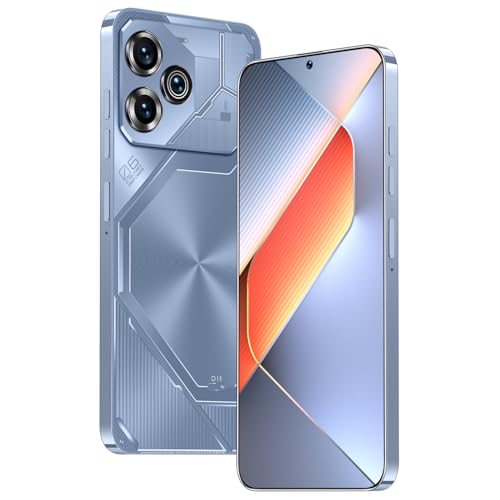 Unlocked Phones Pova6 Pro Unlocked Cell Phones 8GB+256GB | 6.8" Display | 24MP+50MP HD Camera | Android 13 | 6000mAH | 5G Dual SIM Smartphone | 3D Texture Design (Blue)