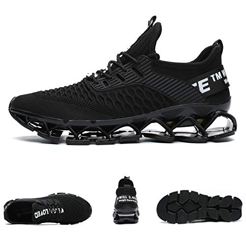 Chopben Men's Running Shoes Blade Non Slip Fashion Sneakers Breathable Mesh Soft Sole Casual Athletic Walking Shoes2