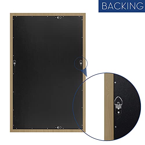 Ha Black&Gold Framed Rectangle Bathroom Mirrors For Wall,Wall Mounted Vintage Mirror Vertical Or Horizontal Hanging For Living Room,Bedroom (40''X24''Vintage) #TOP4