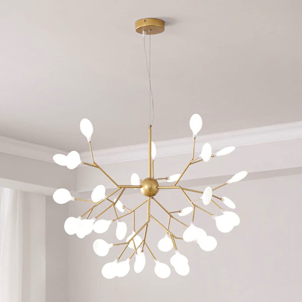 Lustre suspendu moderne spoutnik pour corriger le manque de lumière