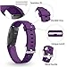 Wepro Band Compatible with Fitbit Inspire 2 Bands for Women, Soft Band Compatible with Fitbit Inspire Bands, Soft Replacement Wristbands Strap Accessories for Inspire HR, Teal, Plum, Lilac