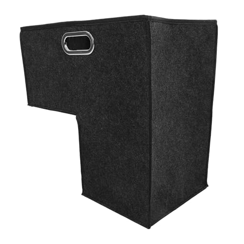 BESPORTBLE Cesto Portaoggetti per Scale in Feltro Pieghevole Capacità Resistente e Maneggevole per Organizzare Biancheria Giocattoli e Oggetti Vari Salvaspazio e Facile da Trasportare Colore