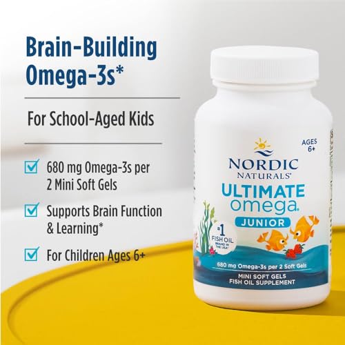 Nordic Naturals Ultimate Omega Jr. for Kids, Strawberry - 120 Mini Soft Gels - image 3