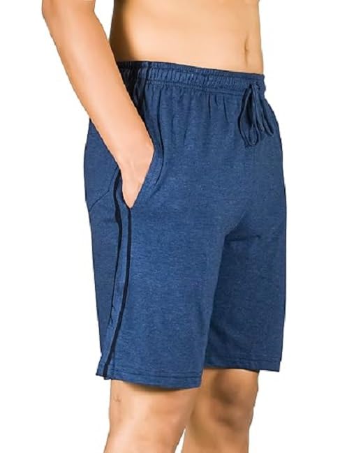Image of ONE STREET Cotton Half Pant for Men with Chain Pocket