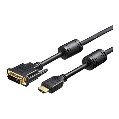 Câble HDMI DVI Buffalo 1m avec noyau ferrite anti interférence