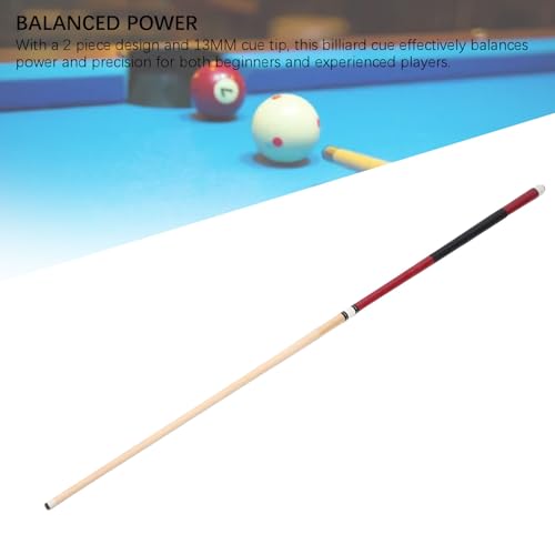 Taco de billar 2 piezas madera arce punta 13mm 147cm miniatura 6
