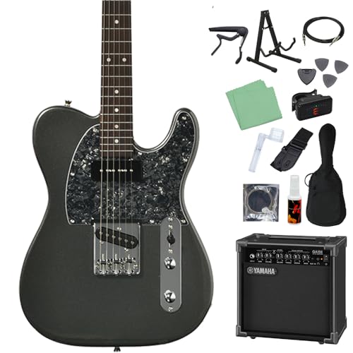 Bacchus BTE-2-RSM/R-BPPG エレキギター初心者14点セット 【ヤマハアンプ付き】 Gun-M ユニバースシリーズ バッカス