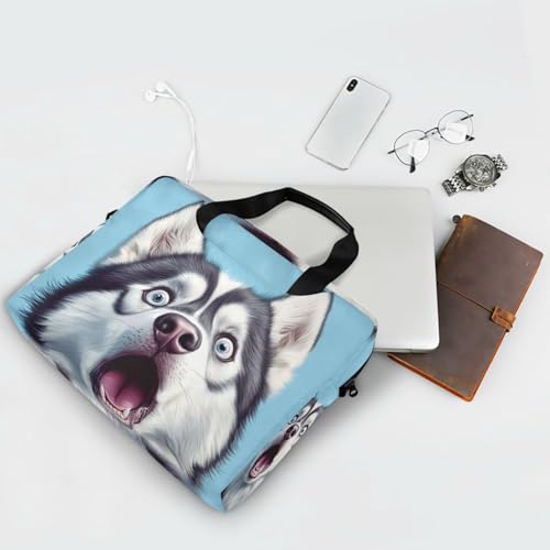 Étui à fermeture éclair pour ordinateur portable 15.6 Husky Sibérien