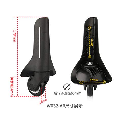 Luggage Wheels, (Set of a Pair) 360 Degree Swivel Back Mute Repair Replacement Luggage Wheel Suitcase Wheels Parts Spinner2