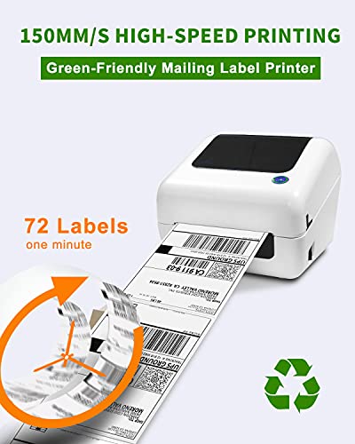 Jadens Thermal Shipping Label Printer - 4X6 Desktop Label Maker For Shipping Packages, Compatible With Mac, Windows, Work With Ebay, Etsy, Amazon, Ups, Shopify, No Toners. #TOP1