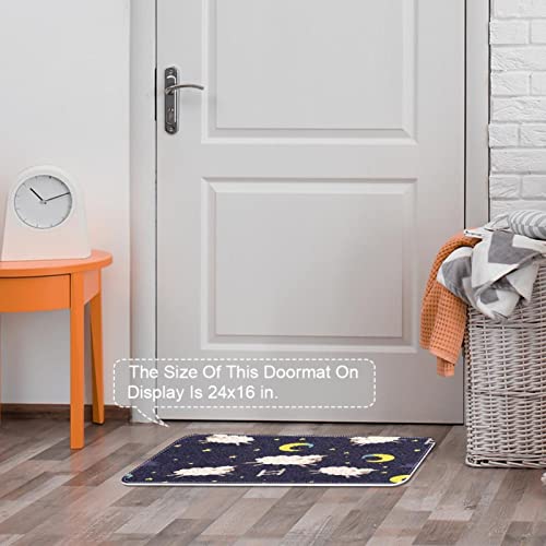 Paillasson mouton mignon lavable en machine pour entrée et couloir