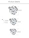 Lcolyoli 16G Replacement Balls for Tragus Labret Medusa Piercing Jewelry Internally Threaded Stainless Steel Conch Piercing Jewelry Monroe Lip Rings Different Size Cartilage Nail Helix Earring Stud