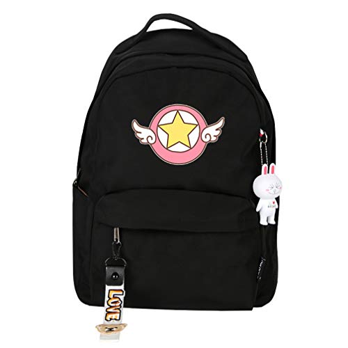 YOYOSHome Anime Cardcaptor Sakura Cosplay Bookbag Daypack Backpack School Bag
