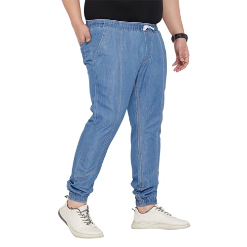 Image of Bigbanana Plus Size Men's Regular Fit Solid Trouser
