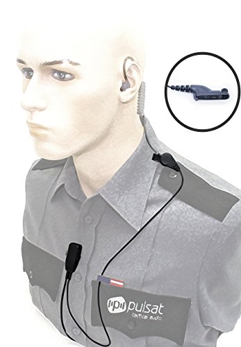 Single-Wire Surveillance Mic Kit For Motorola Mototrbo Digital Radios Xpr6100 Xpr6350 Xpr6550 Xpr7550 Apx4000 Apx6000 Apx7000 Dp3400 S49 Commercial Series #TOP1