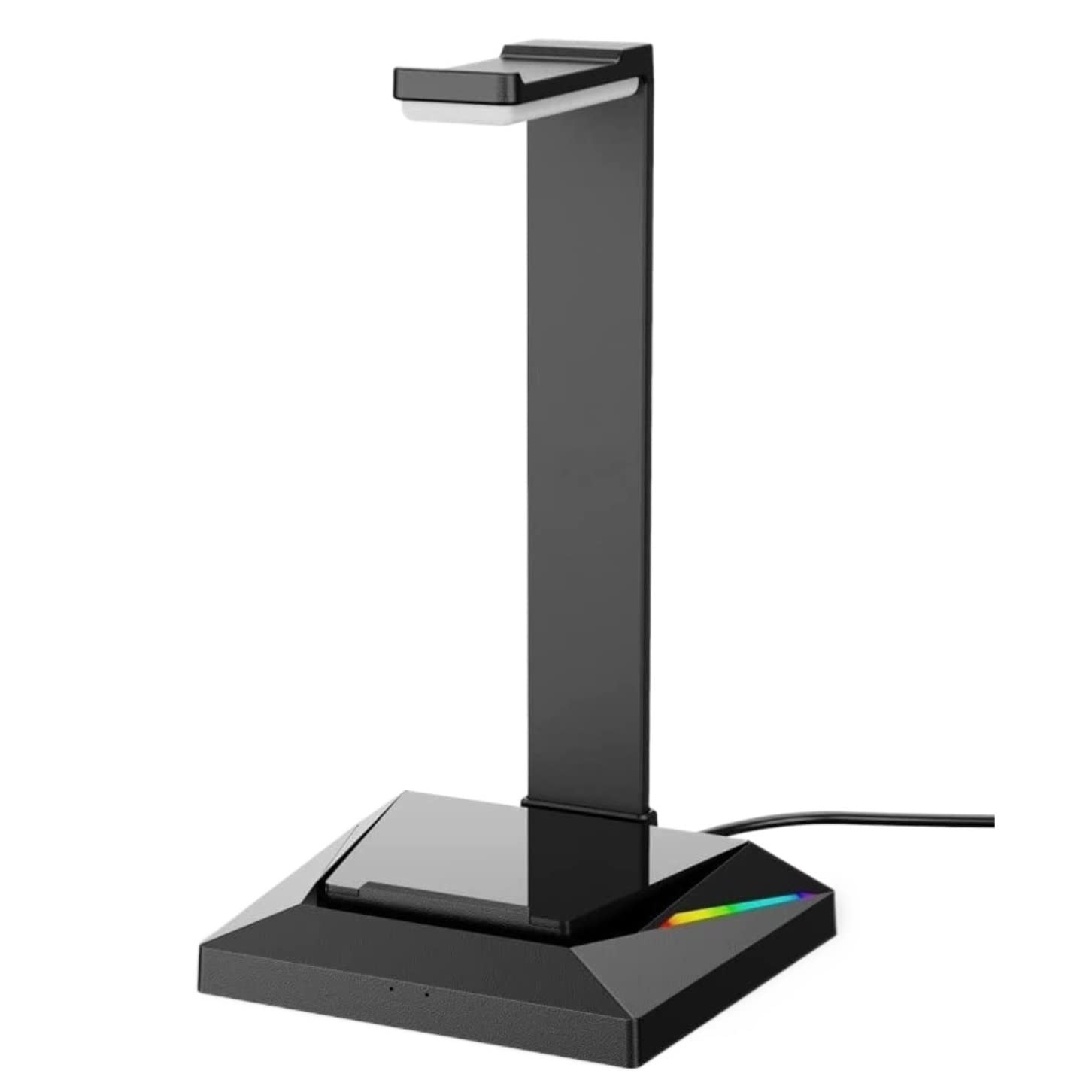 Gaming Accessori Supporto per Cuffie da Gioco Cuffie Cablate Base per Doppio Gancio da Scrivania con Supporto per Telefono 2 Porte USB Stand Over-Ear da Gioco